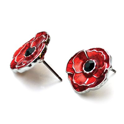 poppies earrings