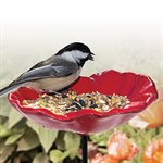 POPPY BIRD FEEDER (5 ¾” DIAMETER DISH)