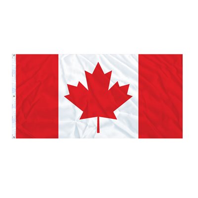 DRAPEAU CANADA, 4,5 X 9 OEILLETS (3)