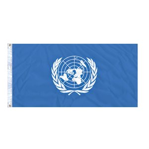 FLAG UNITED NATIONS 6'X3' GROMMET (2)