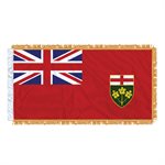 FLAG ONTARIO 54" X 27" SLEEVED & FRINGED