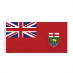 DRAPEAU MANITOBA 6' X 3' AVEC MANCHON