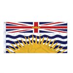 FLAG BRITISH COLIMBIA  6' X 3' GROMMET (2)