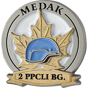 Épinglette commémorative de la Bataille de la poche de Medak