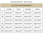 GOLF SHIRT CANADA - 2XL POLY / BLEND